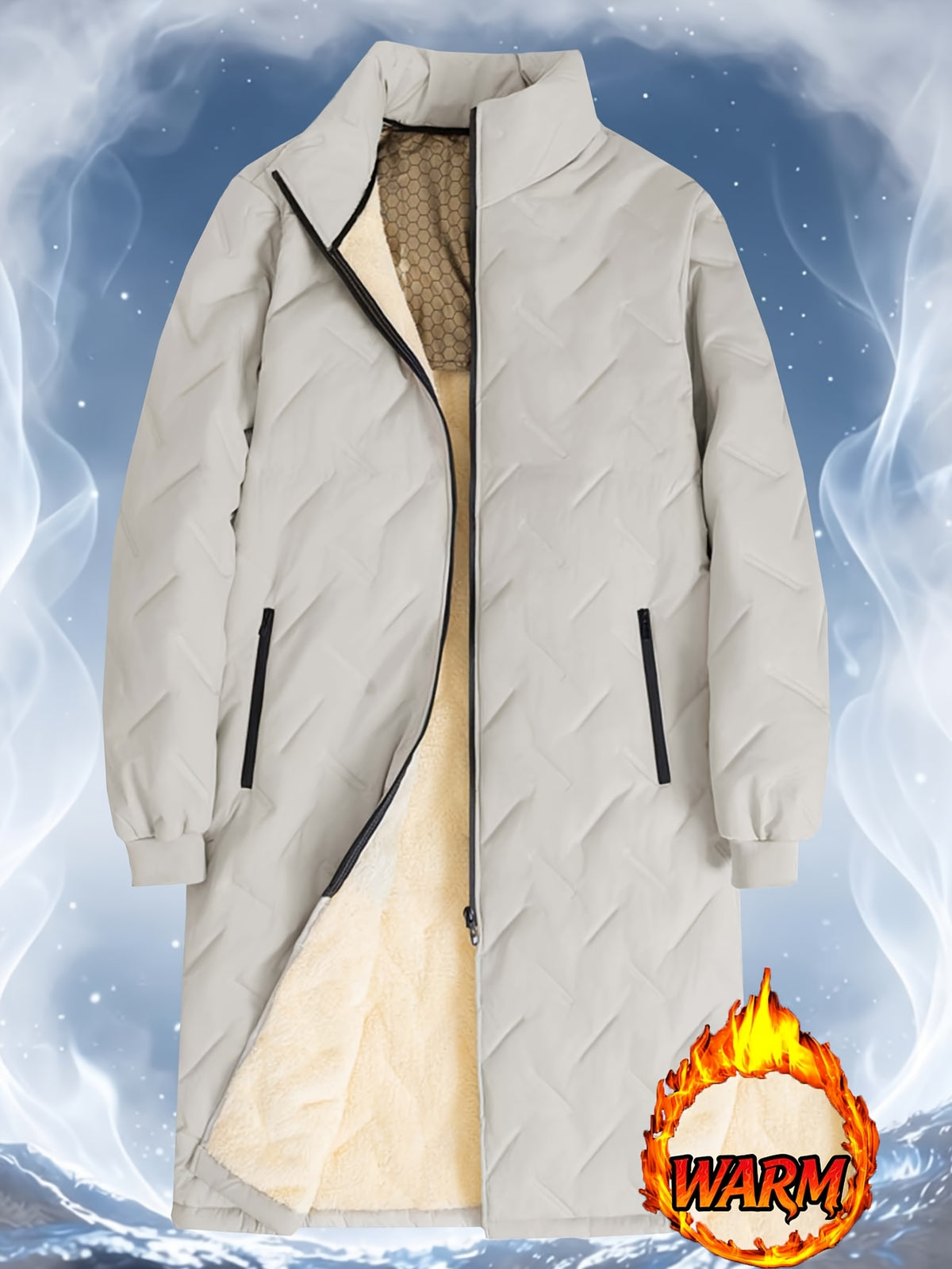 Veste pour homme, polaire, gris