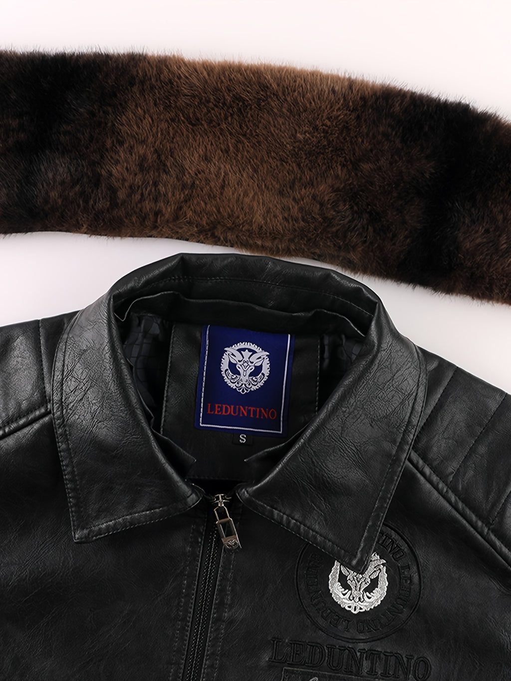Veste en fausse fourrure, à revers, photo 17