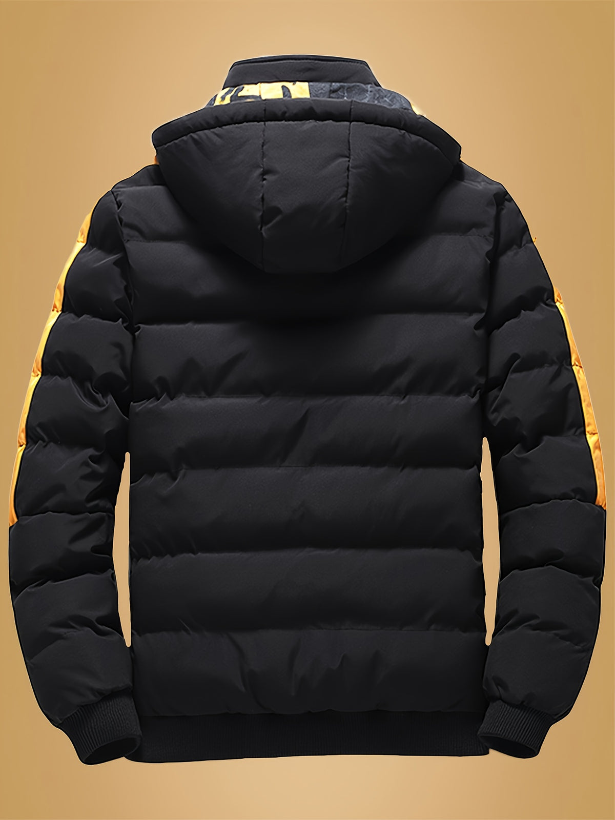 Manteau pour homme, capuche amovible, blanc