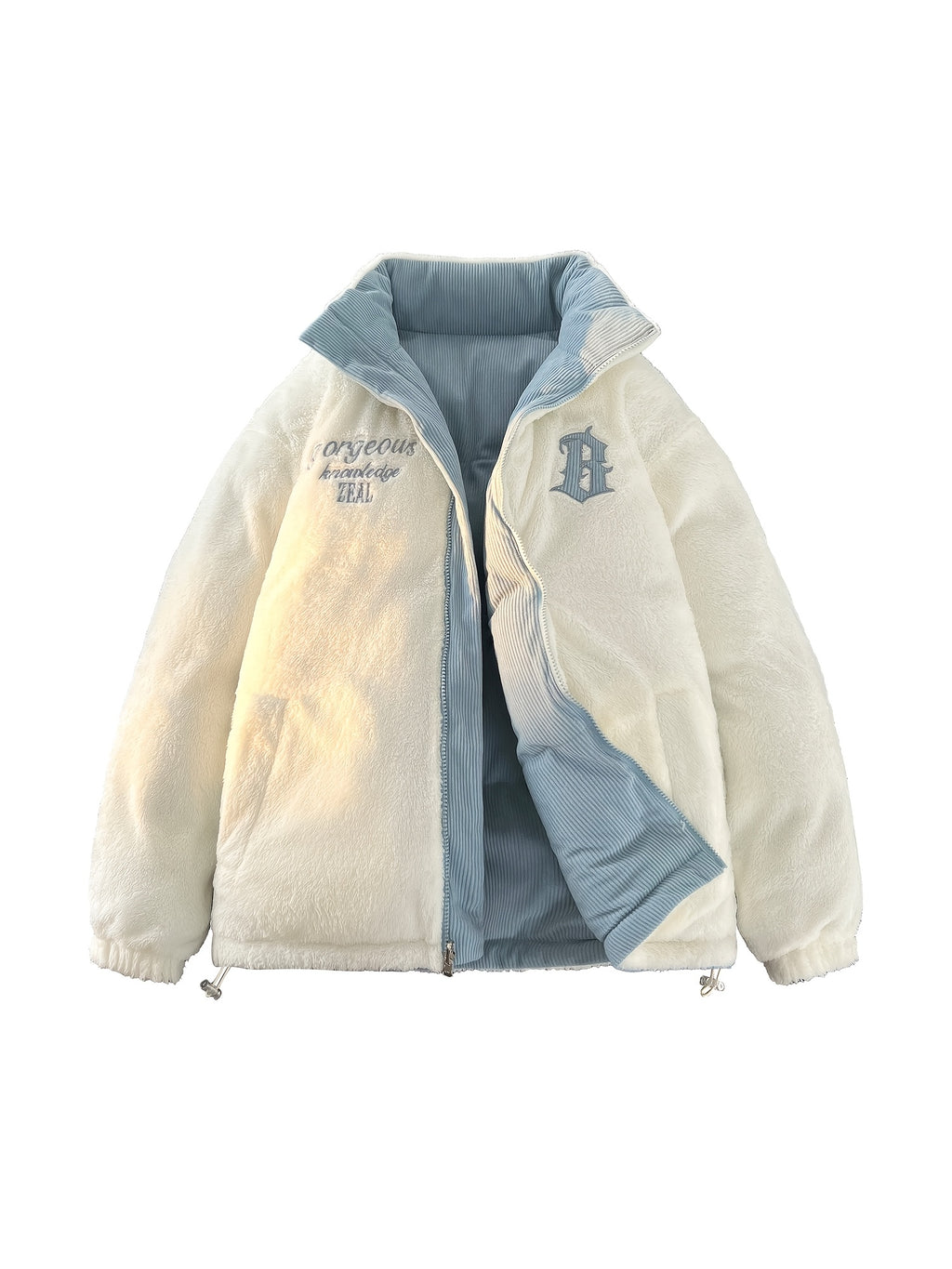 Manteau pour homme, coupe-vent, à col montant
