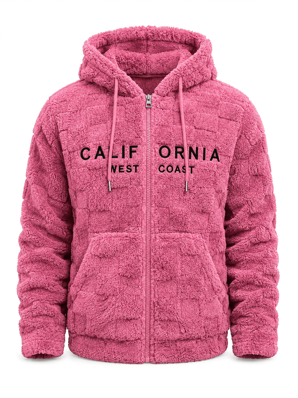 Veste matelassée pour homme, polaire, à capuche, vert clair