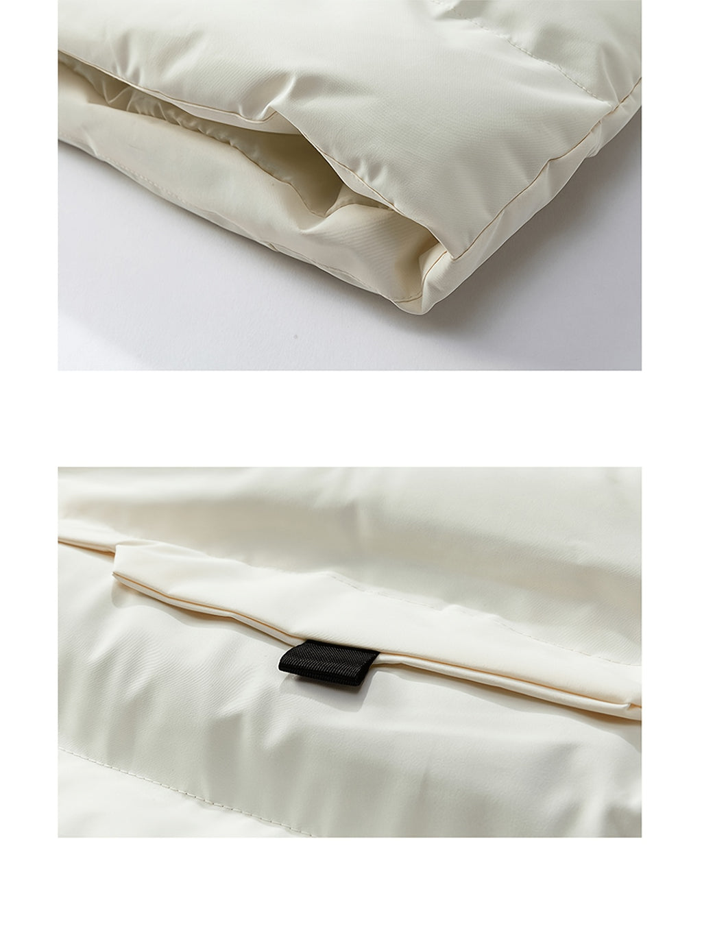Manteau matelassé pour homme, coupe-vent, à capuche, blanc