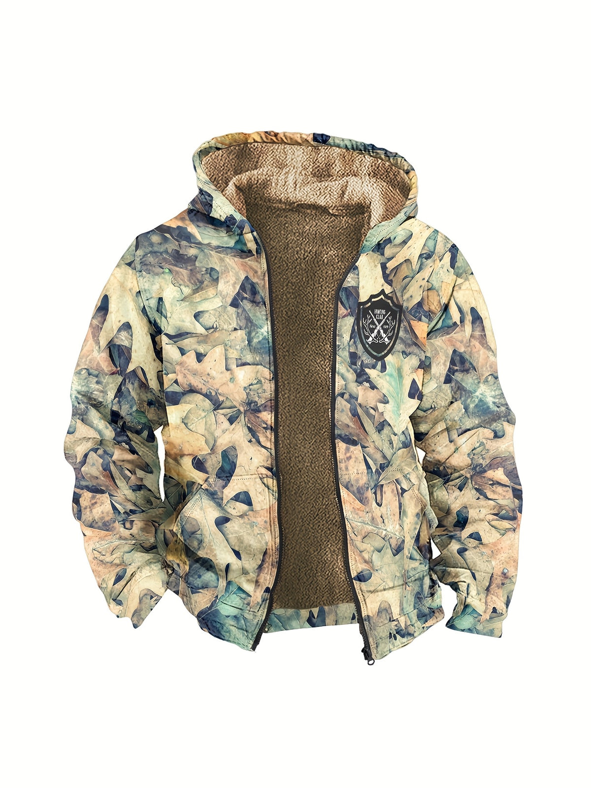 Manteau pour homme, polaire, à capuche