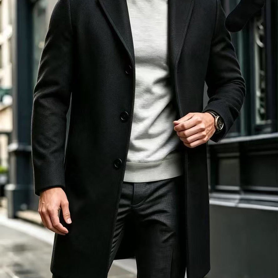 Trench, à revers, modele 12, coloris noir
