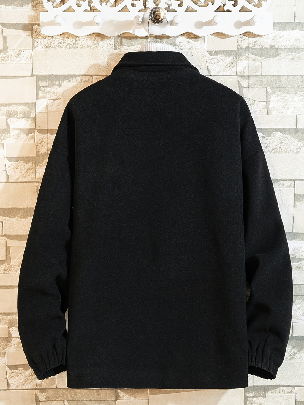 Veste pour homme, à revers, abricot
