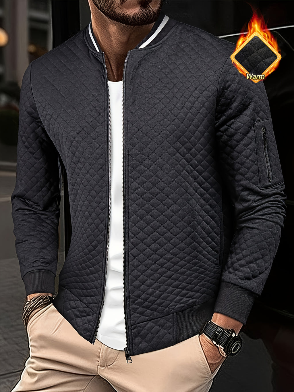 Veste pour homme, à carreaux