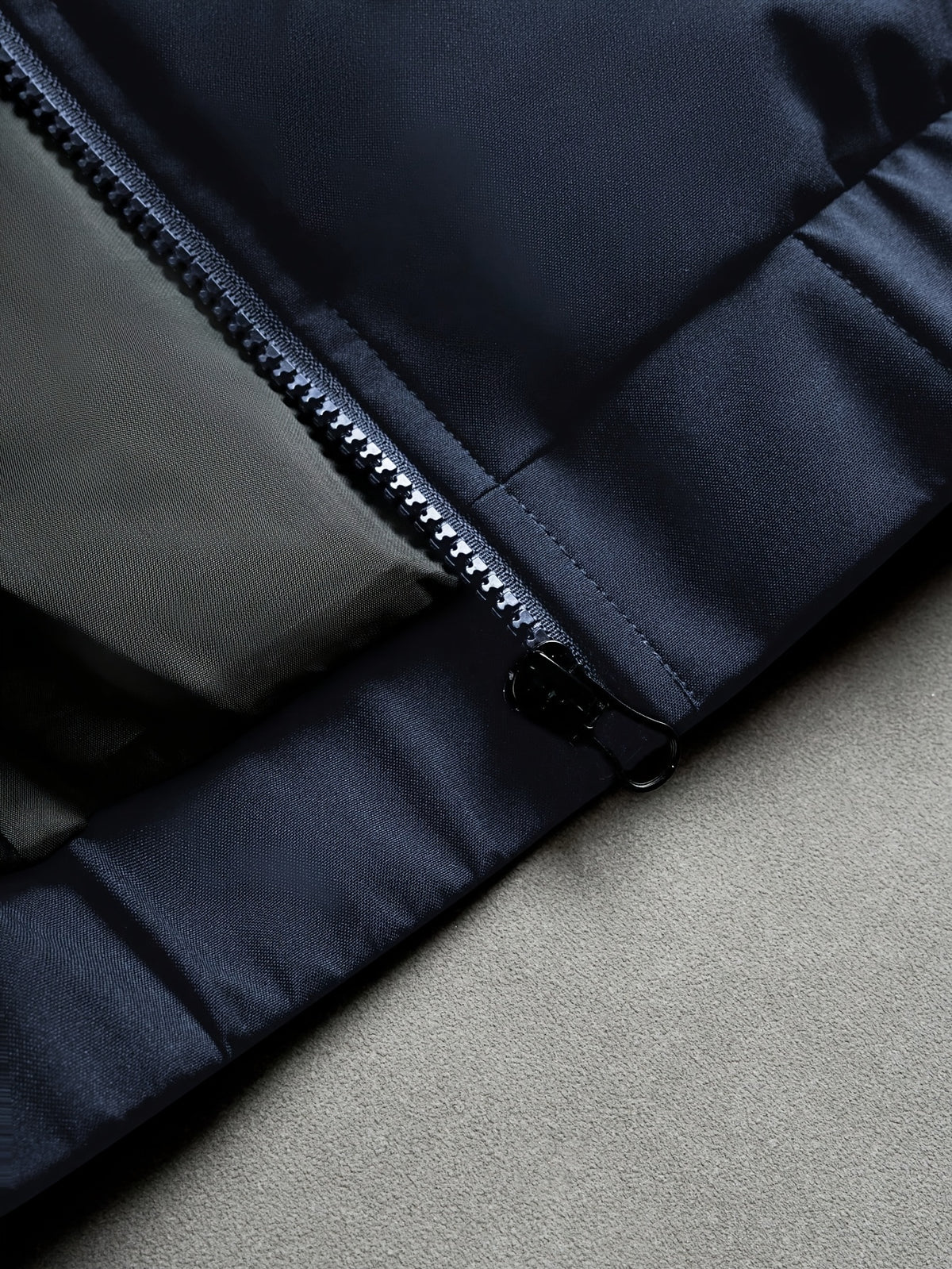 Veste pour homme, à col montant, vert