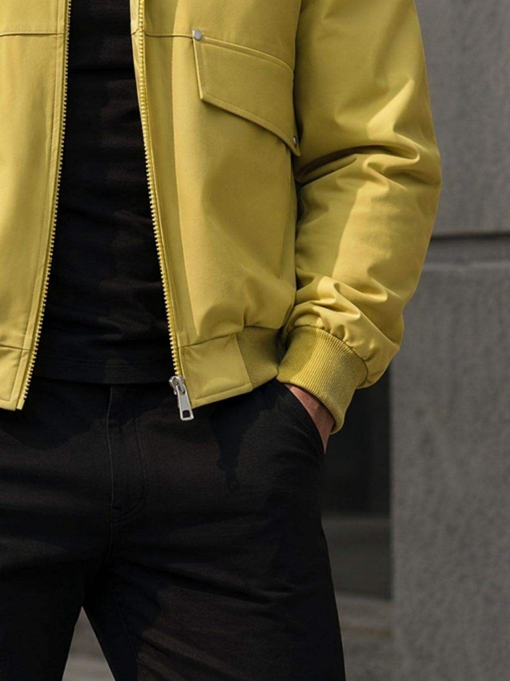 Veste matelassée, à capuche, jaune, photo 15
