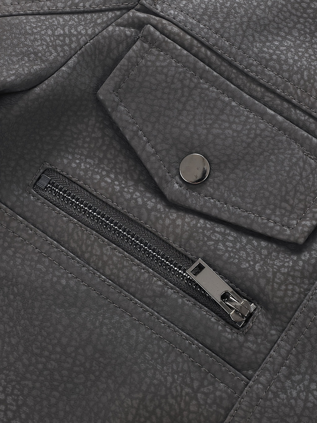 Veste, coupe-vent, à revers, noir, détail du vêtement