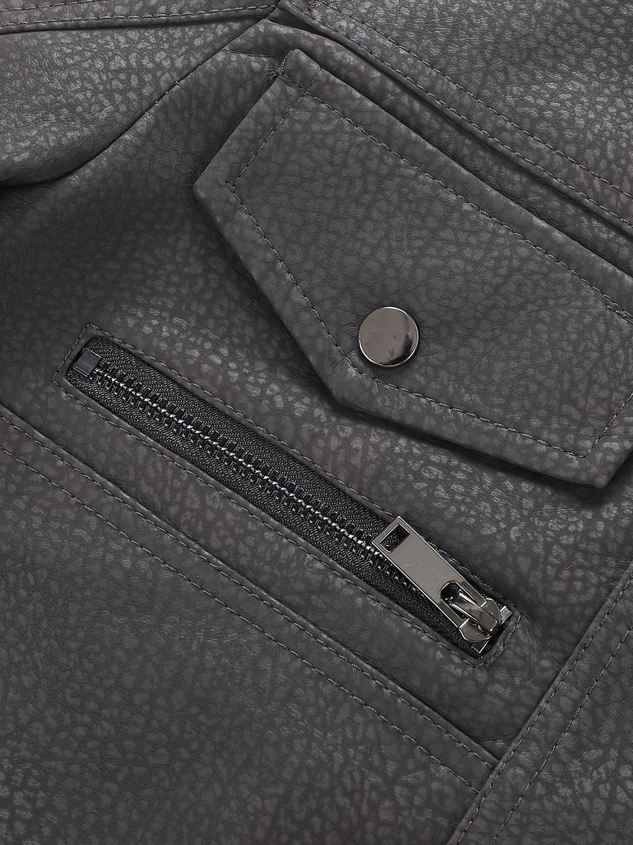 Veste, coupe-vent, à revers, noir, détail du vêtement