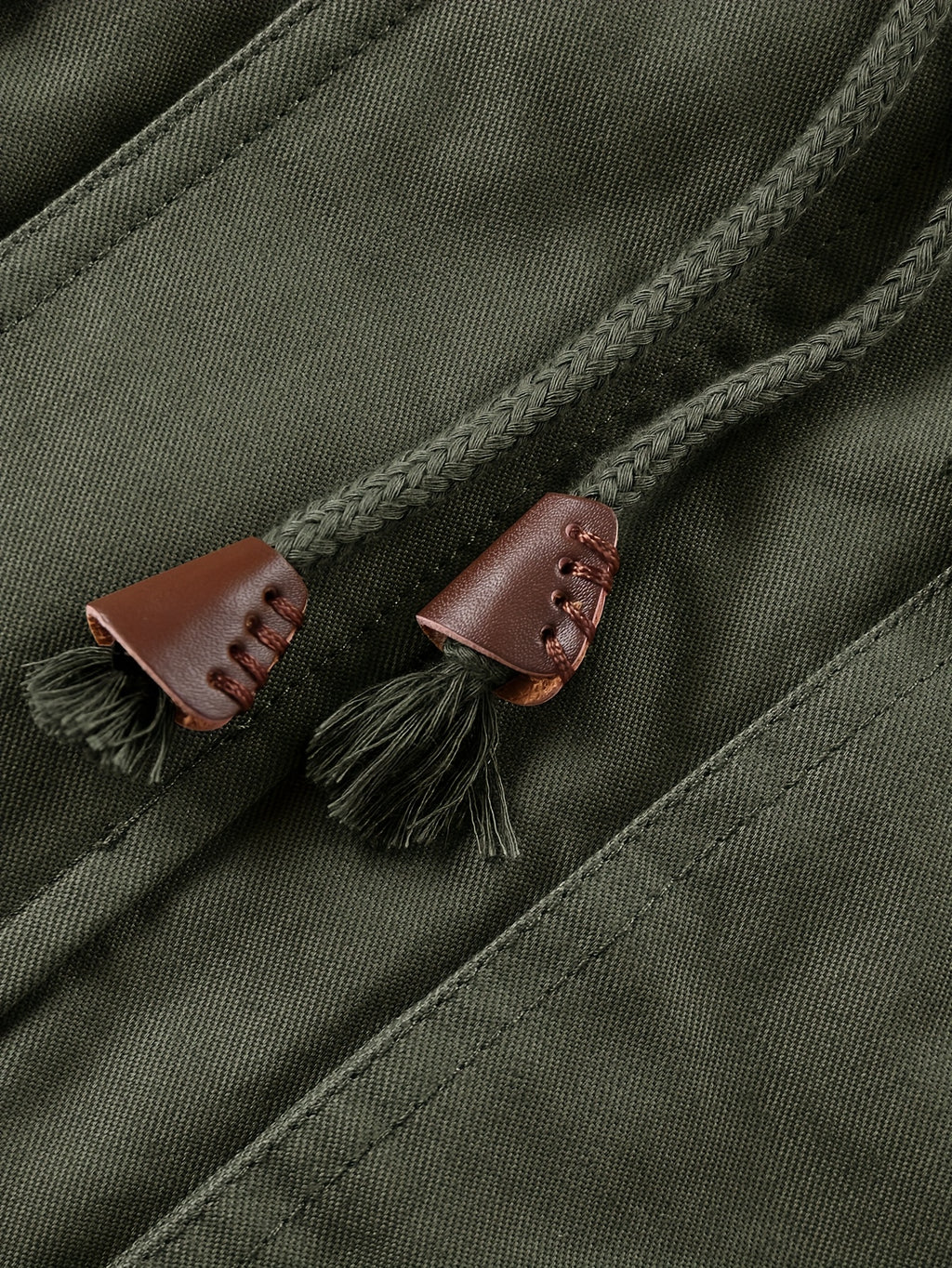 Veste pour homme, polaire, à capuche, vert fougère