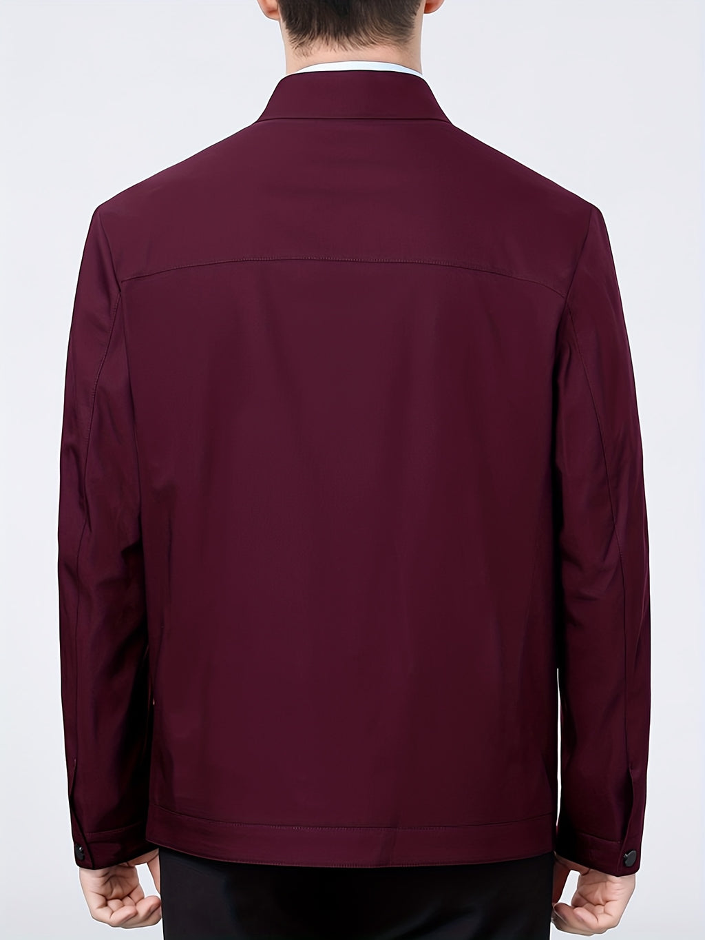 Veste, à revers, gris, photo 14