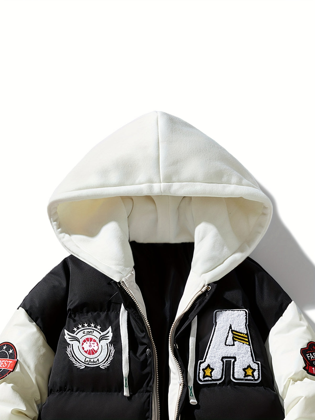 Veste long pour homme, à capuche, rouiller