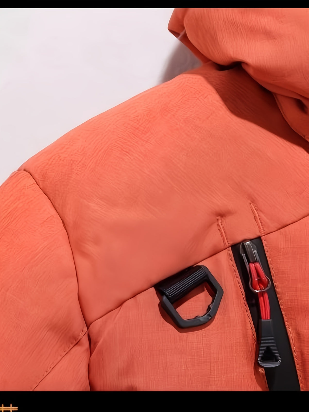 Doudoune matelassée long pour homme, à capuche