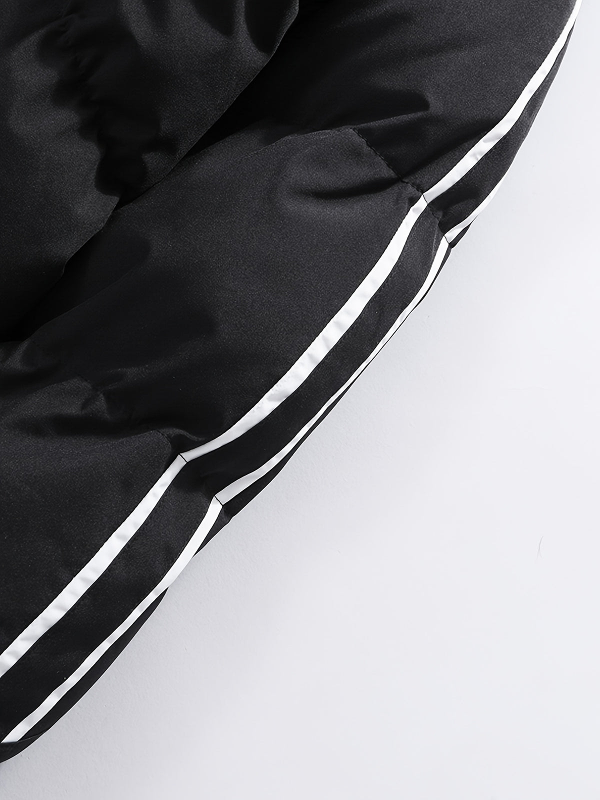 Parka long pour homme, à carreaux, à capuche