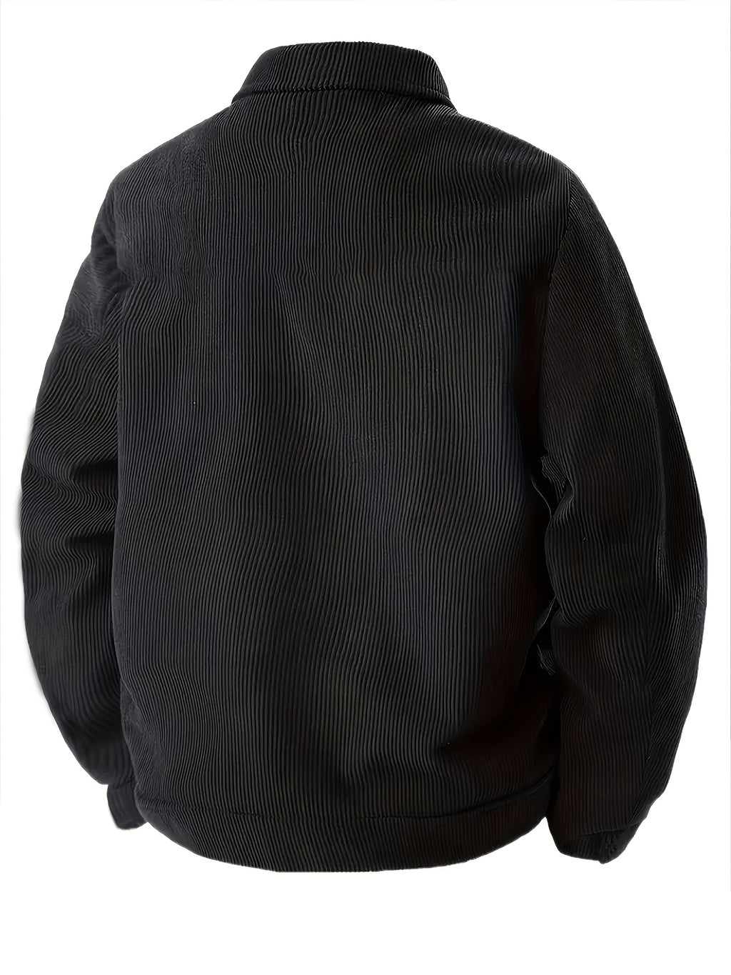 Veste pour homme, velours côtelé, à revers, kaki