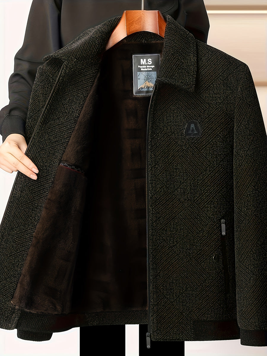 Veste, polaire, à revers