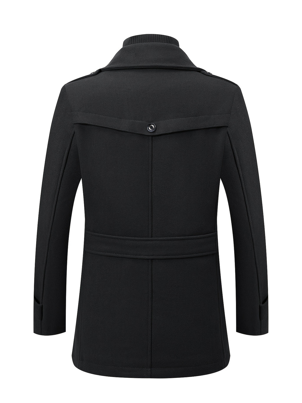 Manteau en laine, 30 % laine, à revers, orange, photo 8