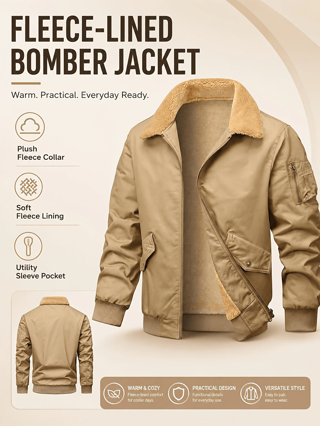 Veste pour homme, coupe-vent, noir
