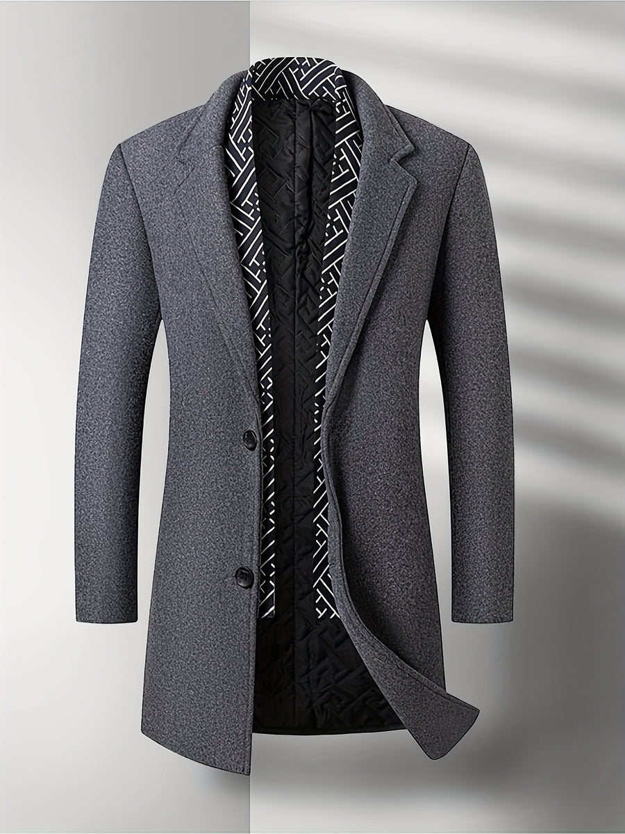 Manteau en laine mi-long, 50 % laine, tweed, photo 7