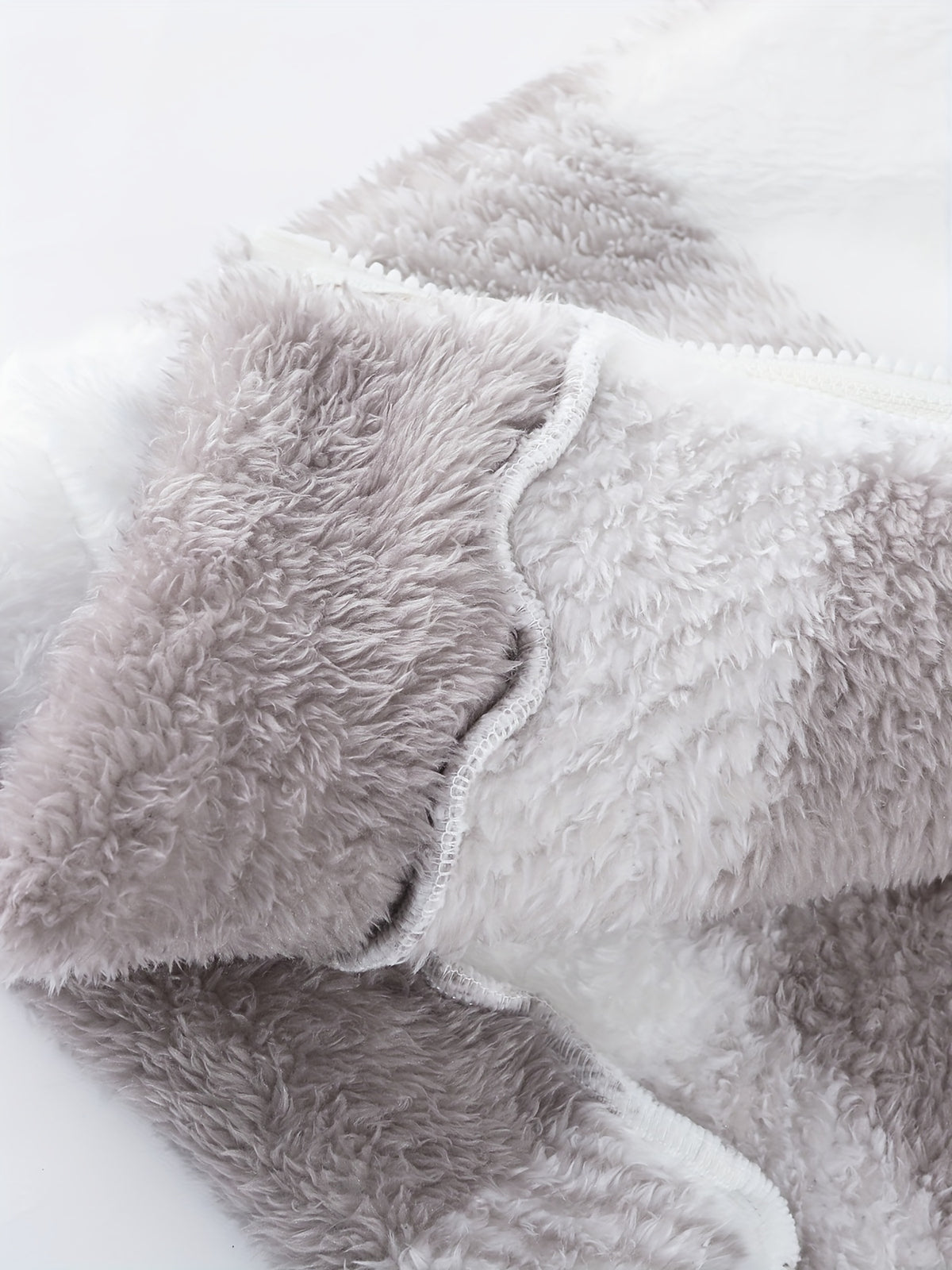 Veste pour homme, polaire, à capuche, carreaux noir et blanc