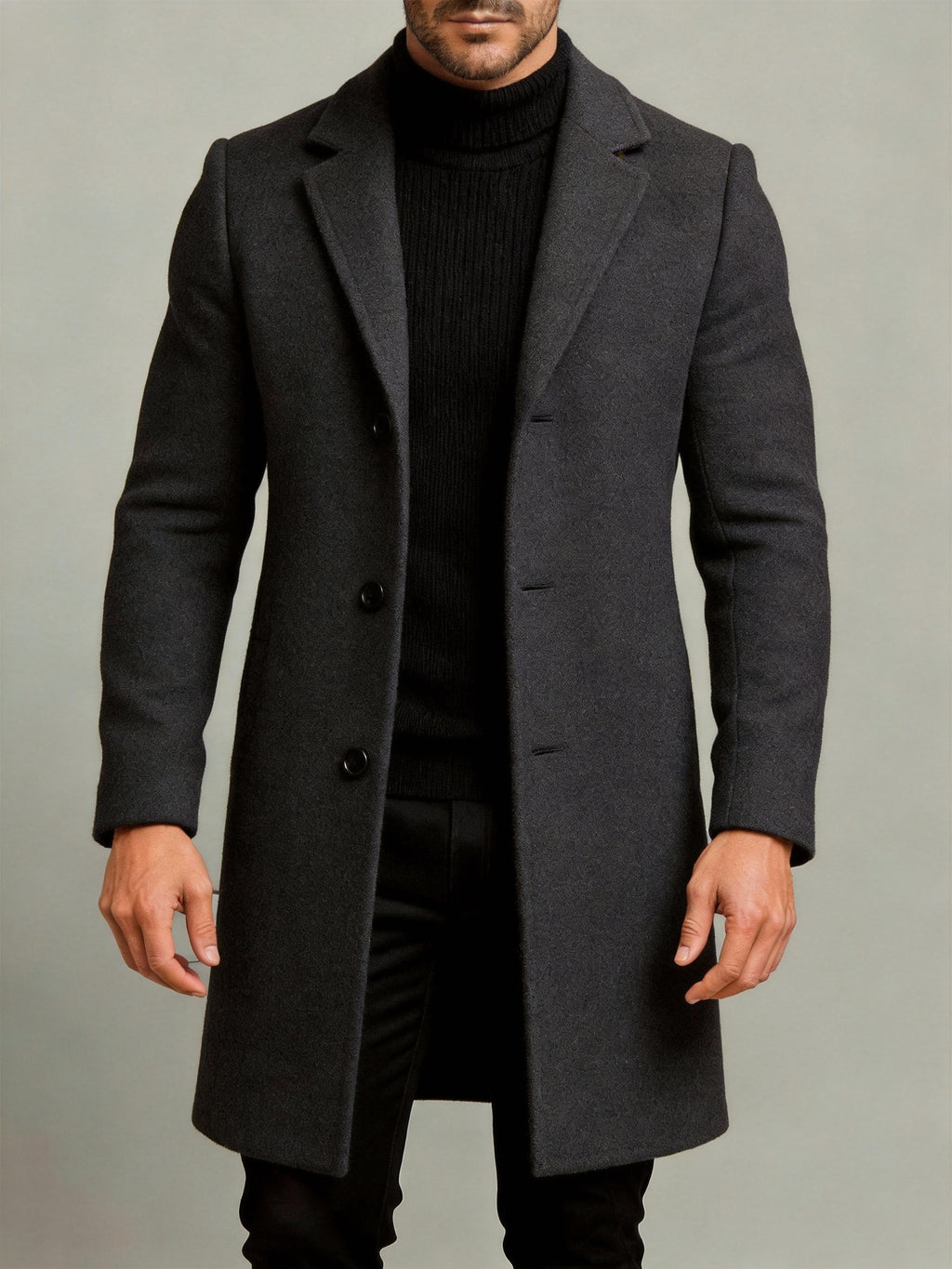 [Mei Xi Select] Trench-coat pour homme printemps/automne 2026, vêtement d'extérieur décontracté simple et polyvalent pour le printemps et l'automne, pour les trajets quotidiens et le quotidien avec une sensation de qualité supérieure