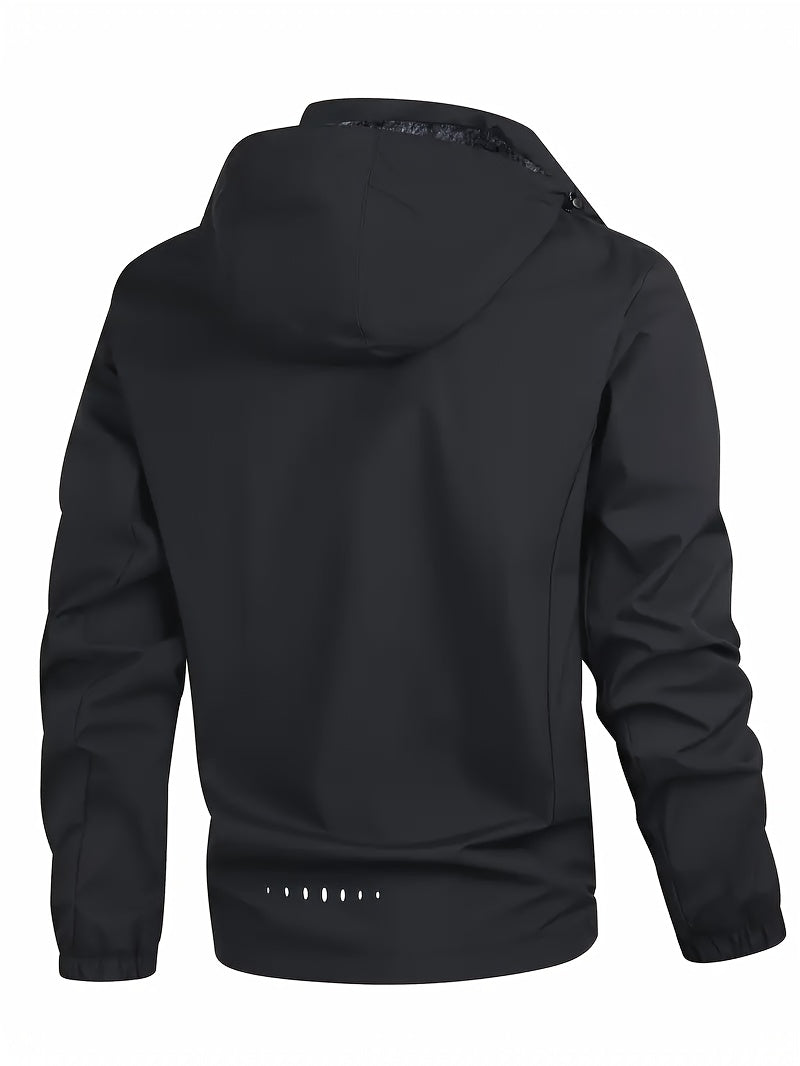 Veste matelassée pour homme, polaire, à capuche, gris foncé
