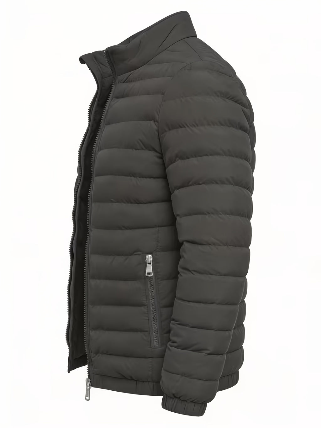 Veste matelassée pour homme, à col montant, bleu ciel