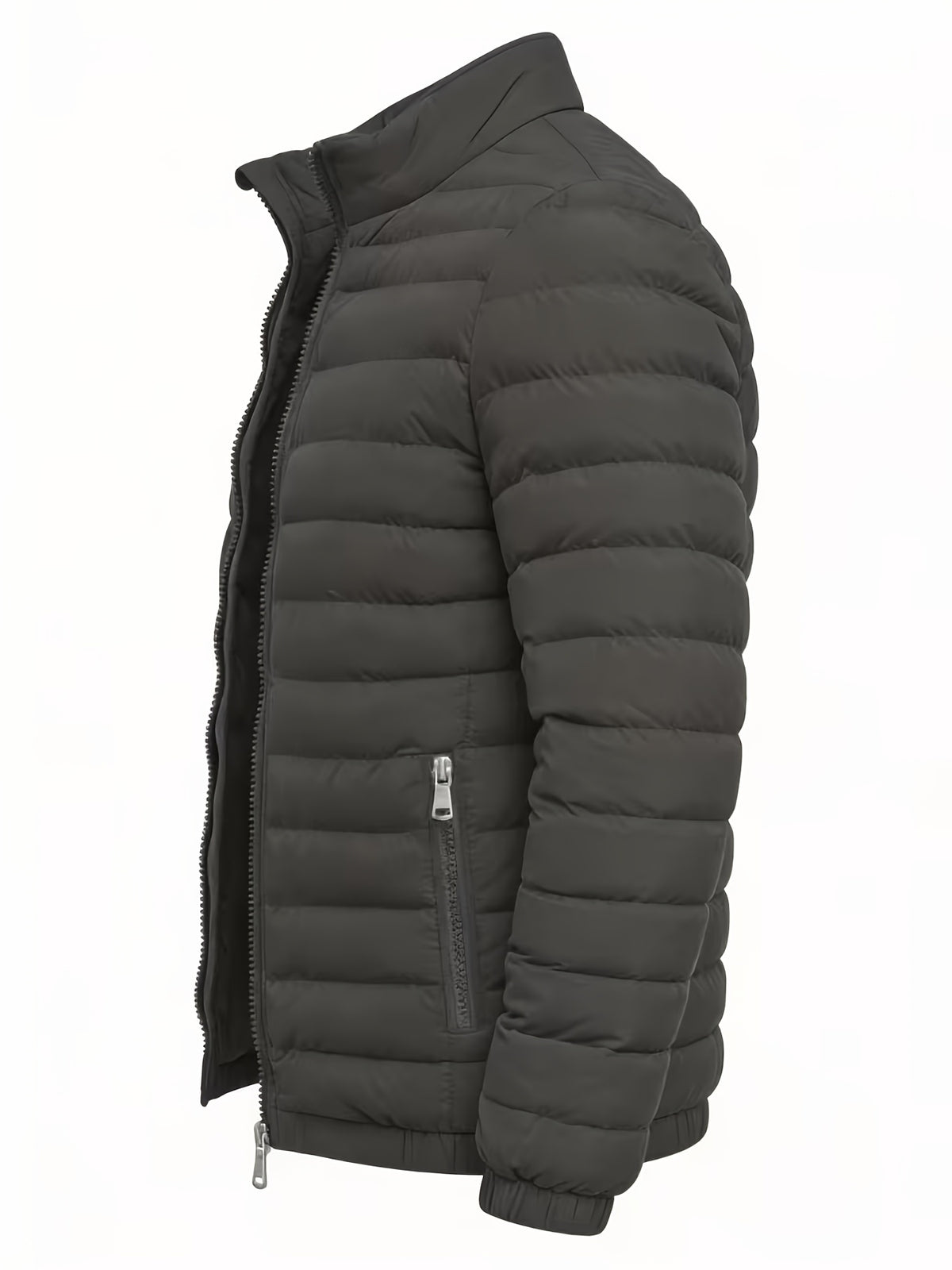 Veste matelassée pour homme, à col montant, bleu ciel