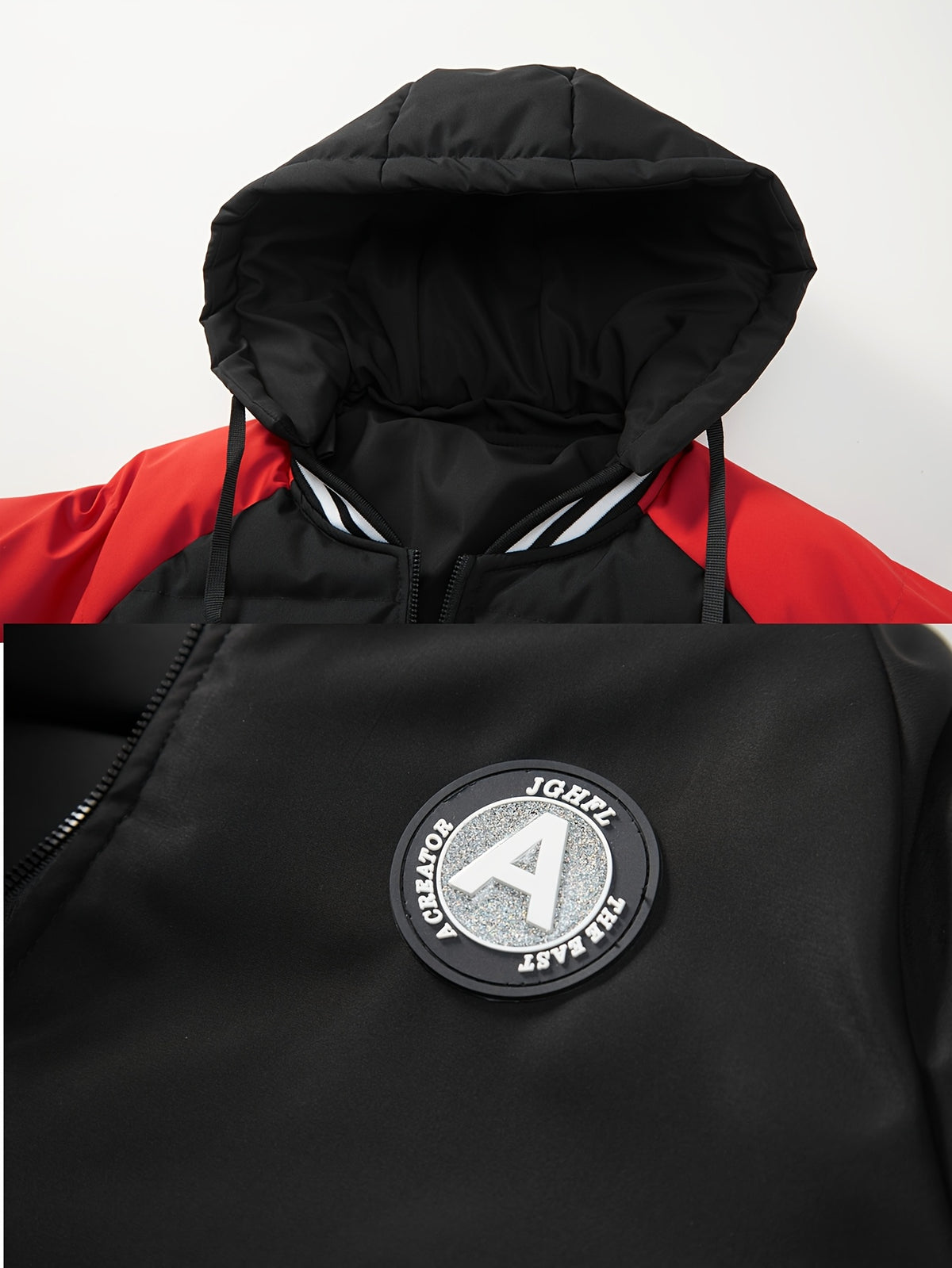 Manteau matelassé pour homme, coupe-vent, à capuche, vert