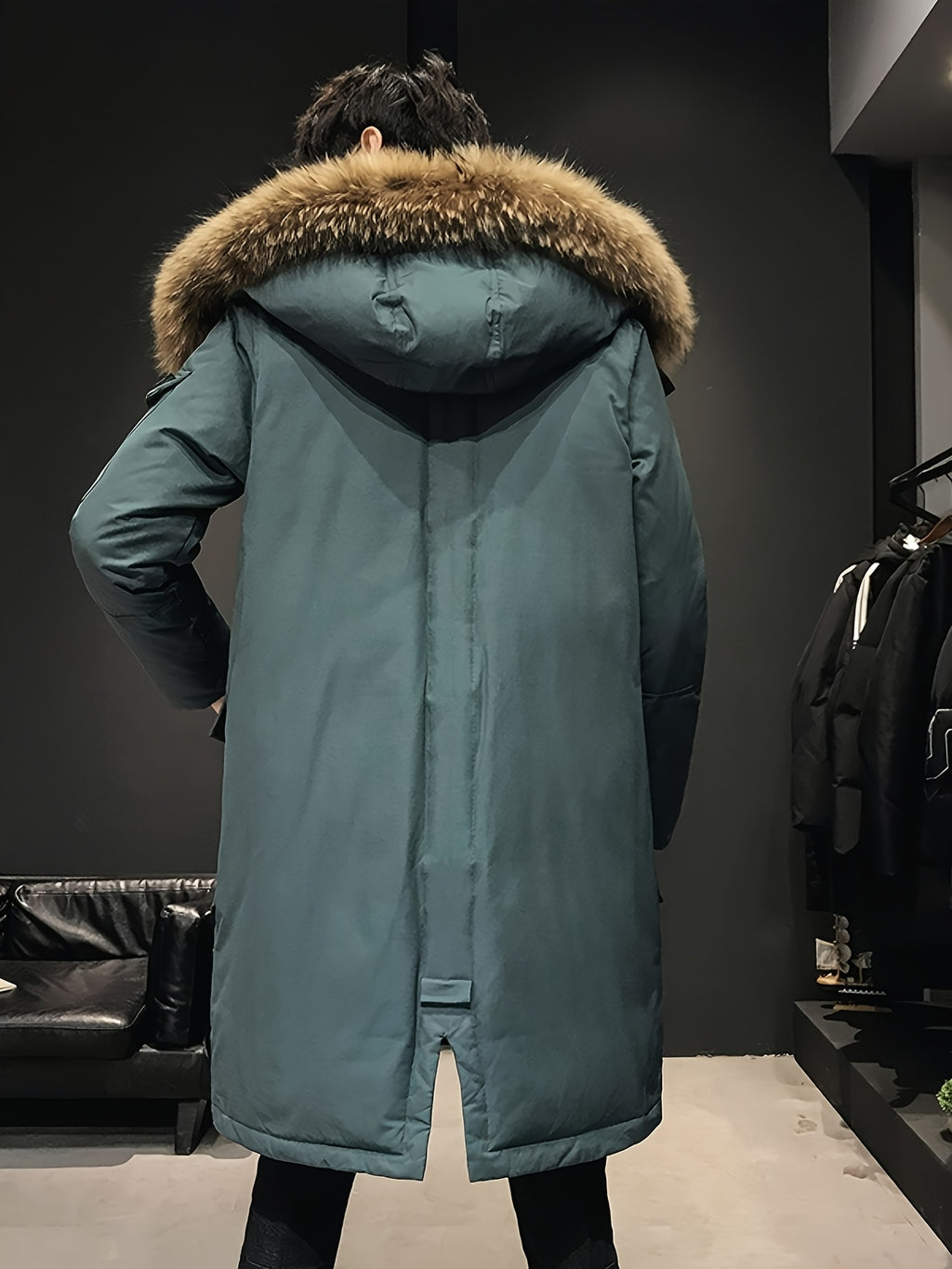 Veste matelassée pour homme, à capuche, modele 4