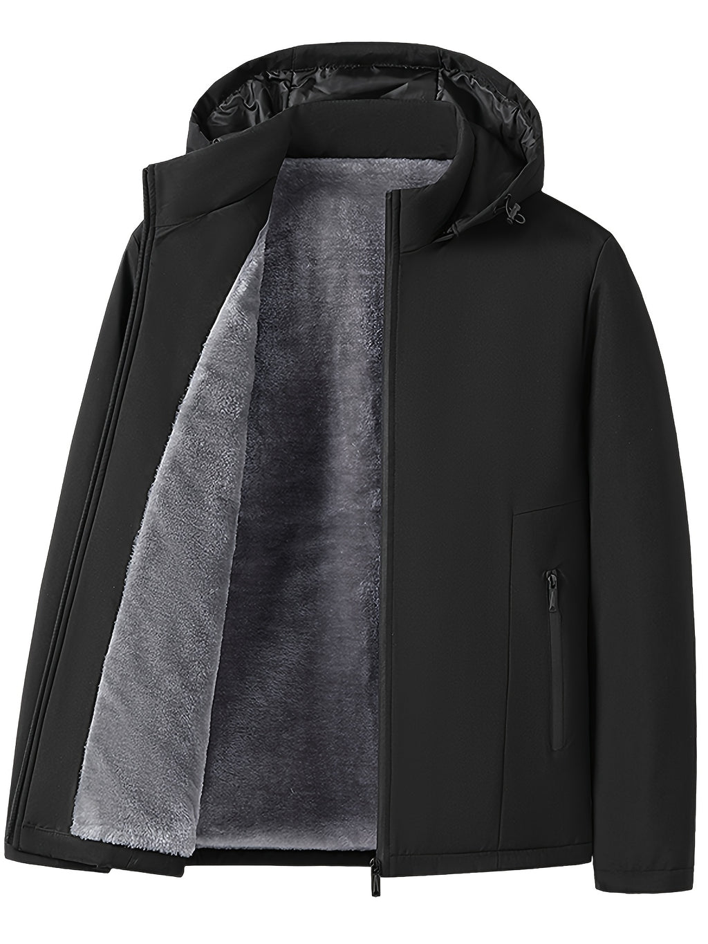Veste pour homme, polaire, à capuche, modele 2