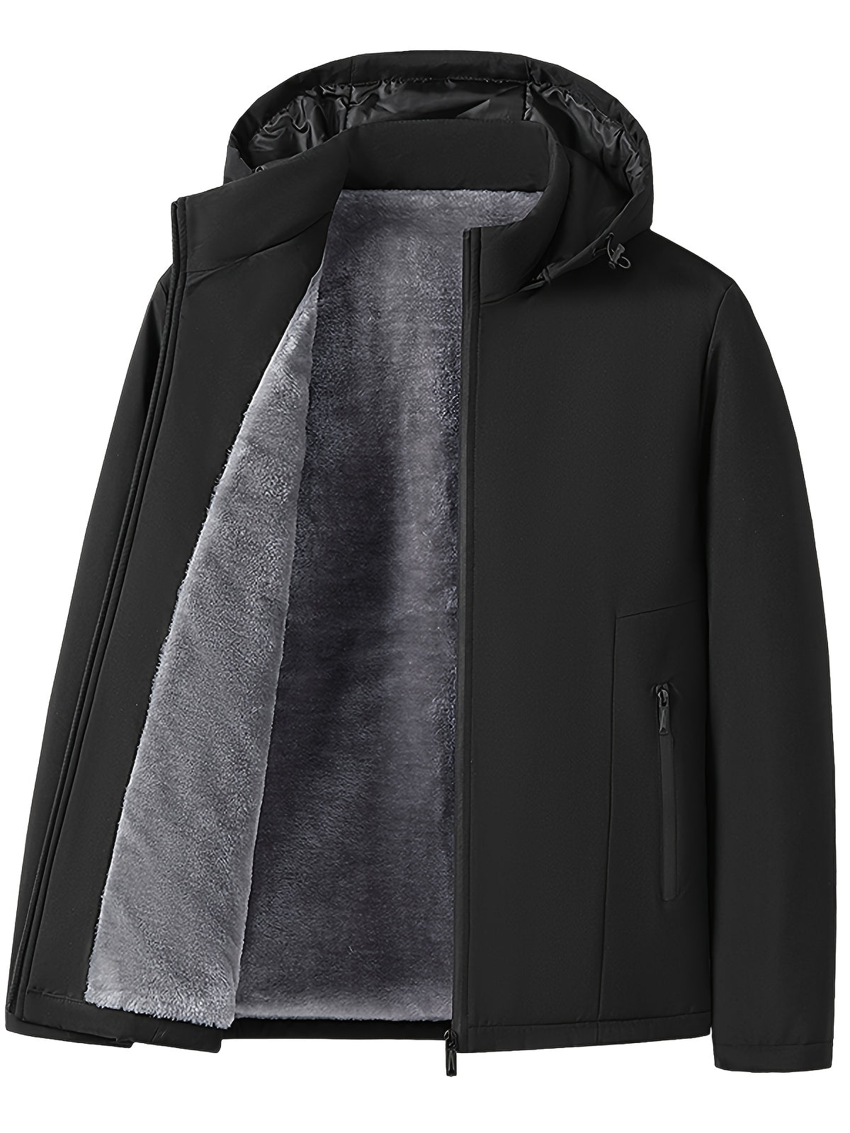 Veste pour homme, polaire, à capuche, modele 2