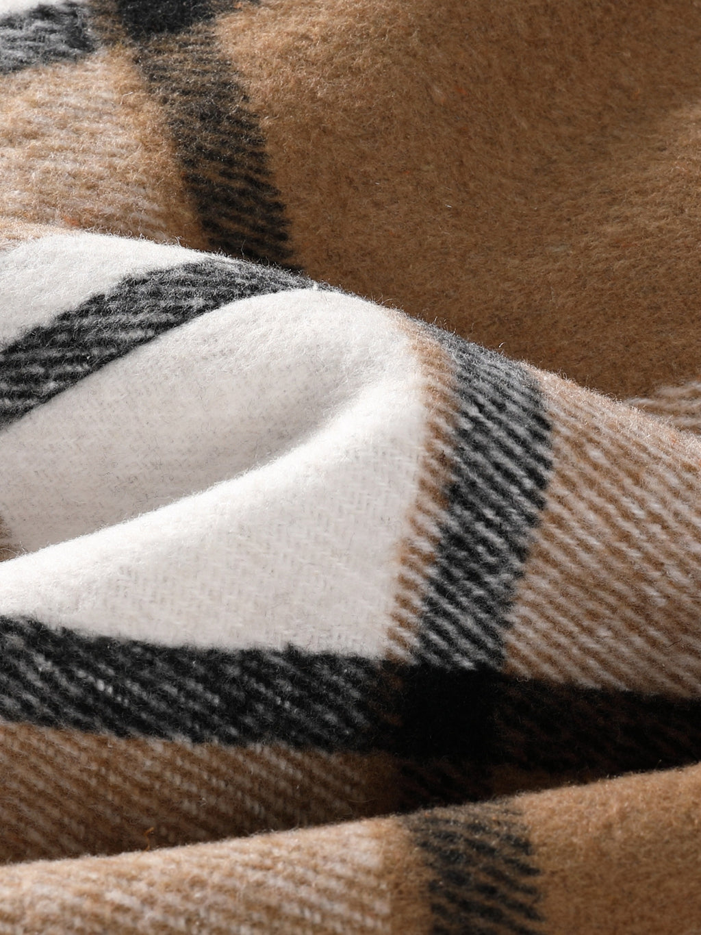 Veste mi-long pour homme, tweed, à revers