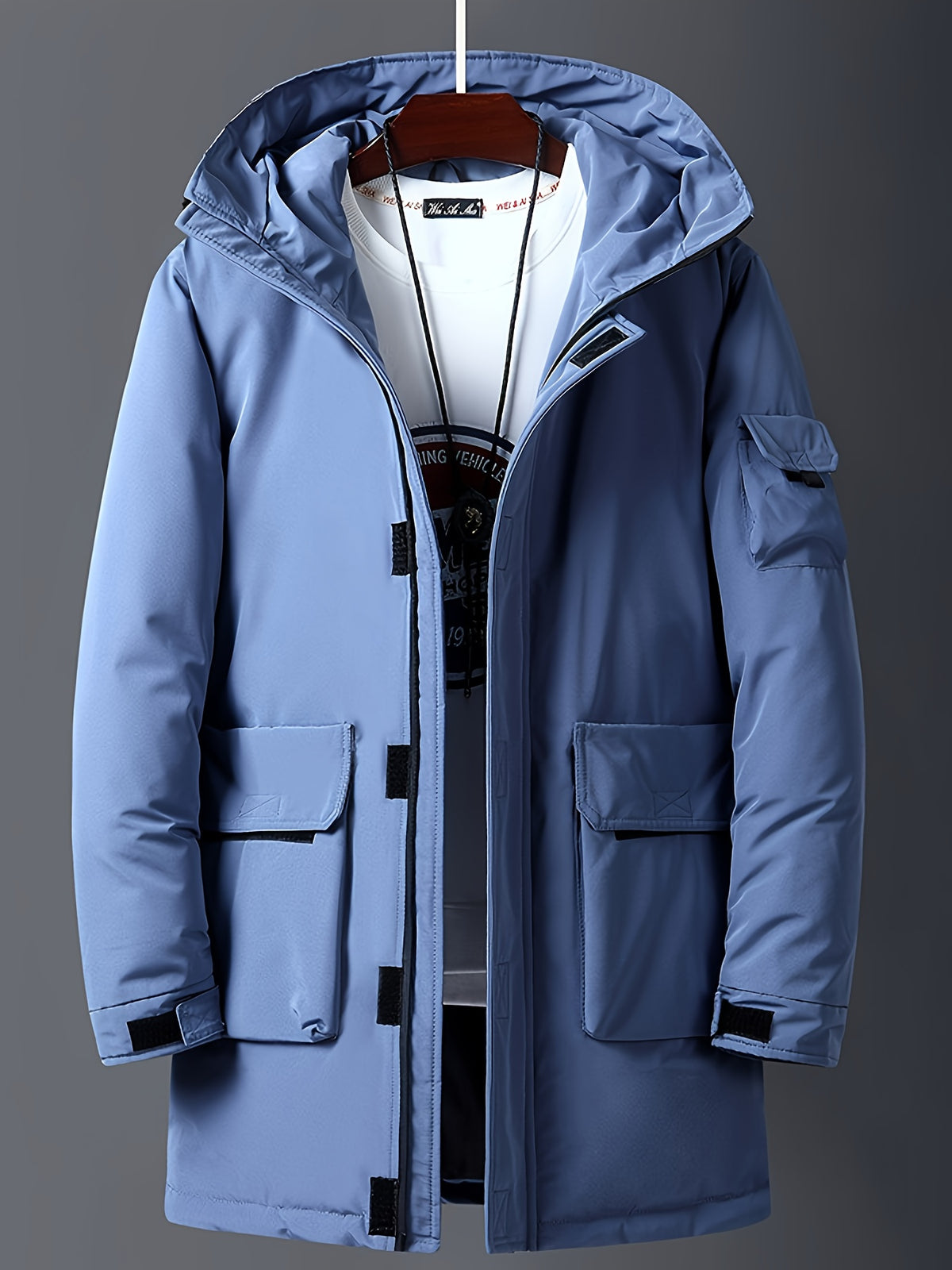 Veste pour homme, à capuche, modele 16