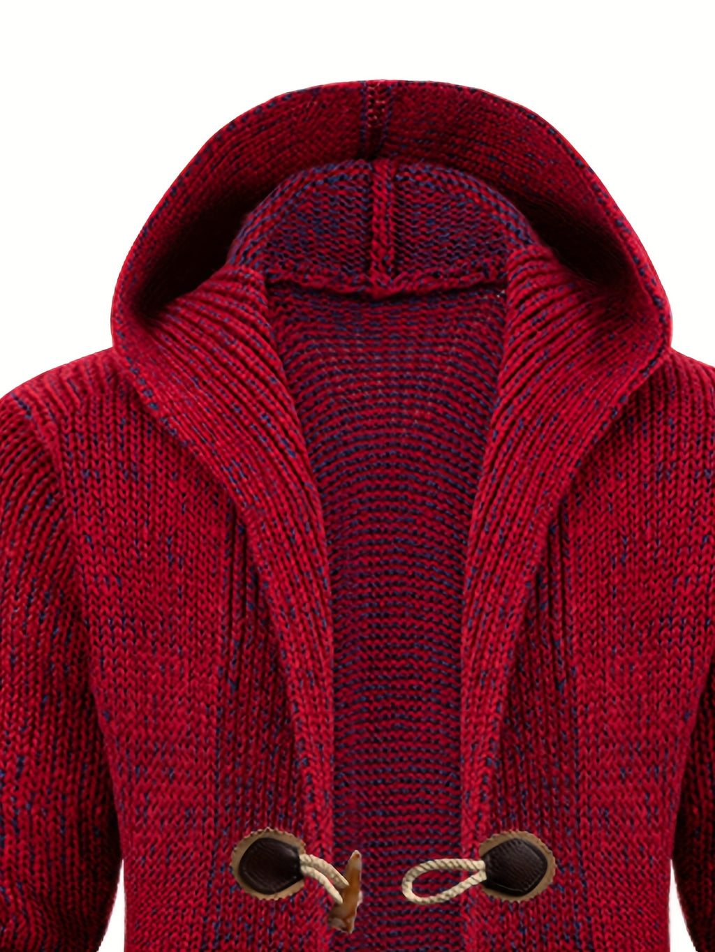 Veste pour homme, à capuche, bourgogne