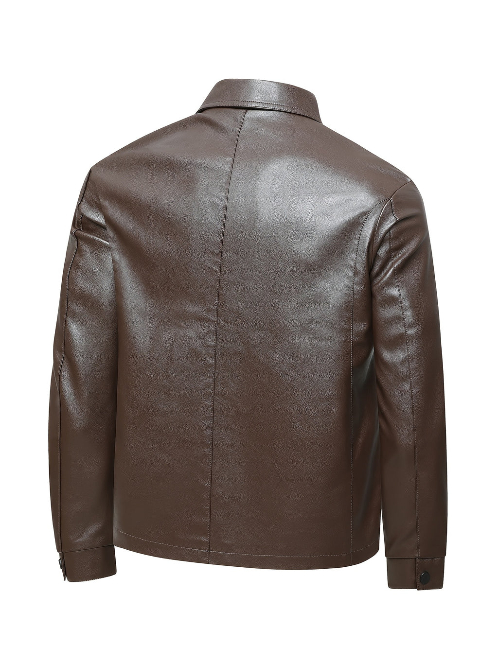 Veste, à revers, café, photo 4