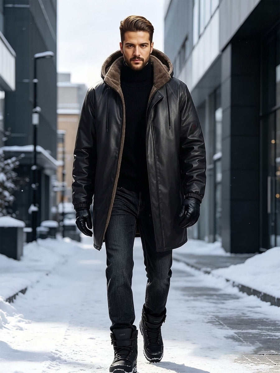 Veste, à capuche, coupe ample, détail du vêtement