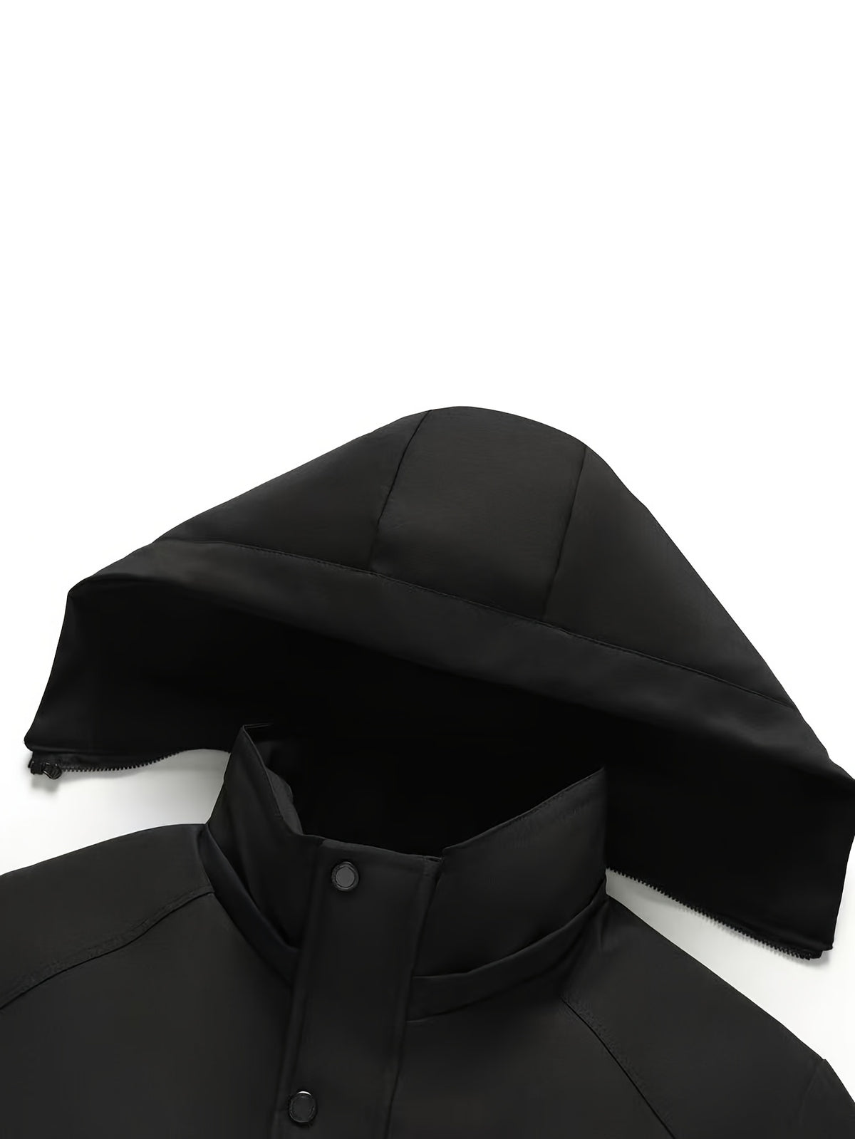 Manteau long pour homme, à capuche, café