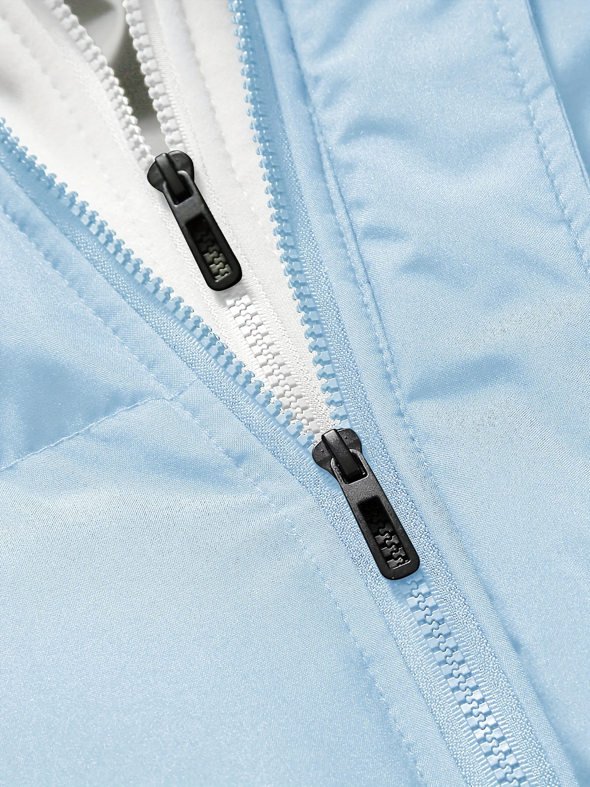 Veste pour homme, à capuche, bleu clair