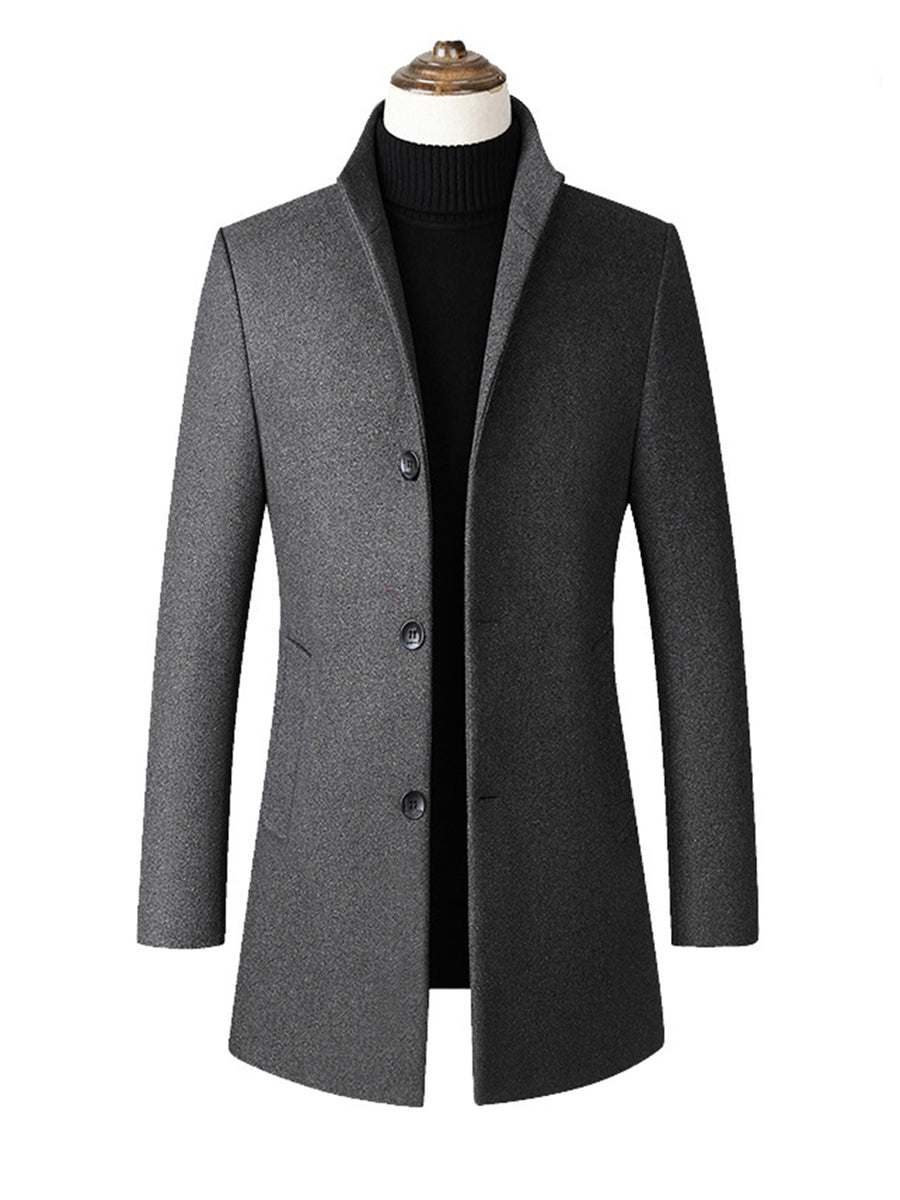 Trench en laine, 40 % laine, velours, photo 23