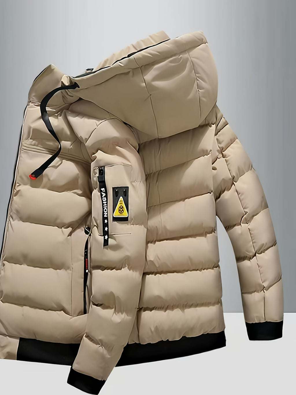 Veste pour homme, grandes tailles, à capuche, bleu marine