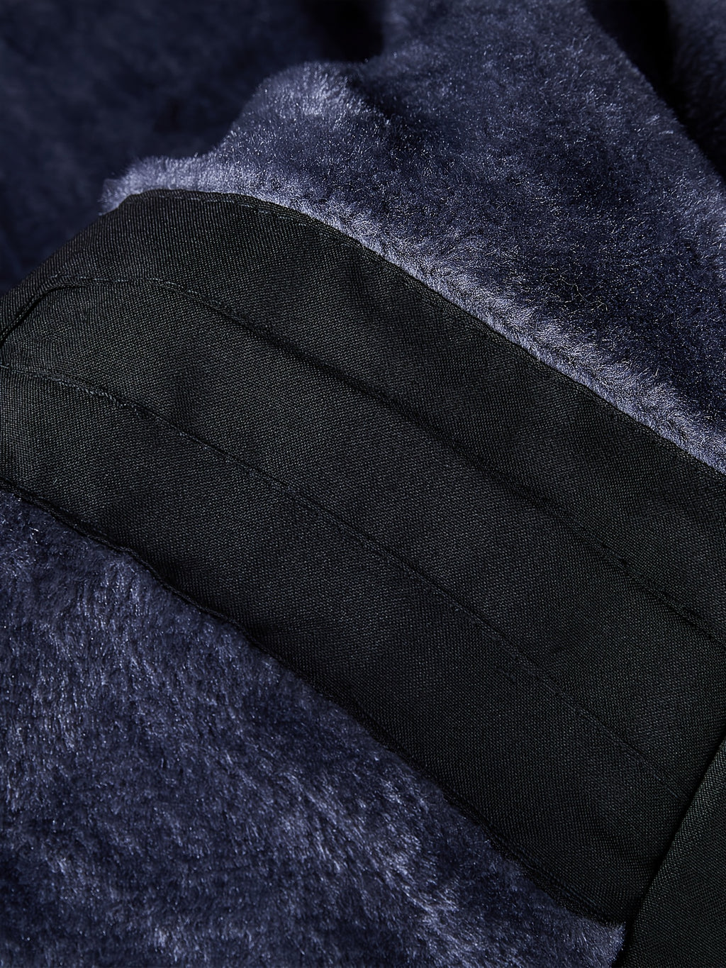 Veste matelassée pour homme, à col montant, noir