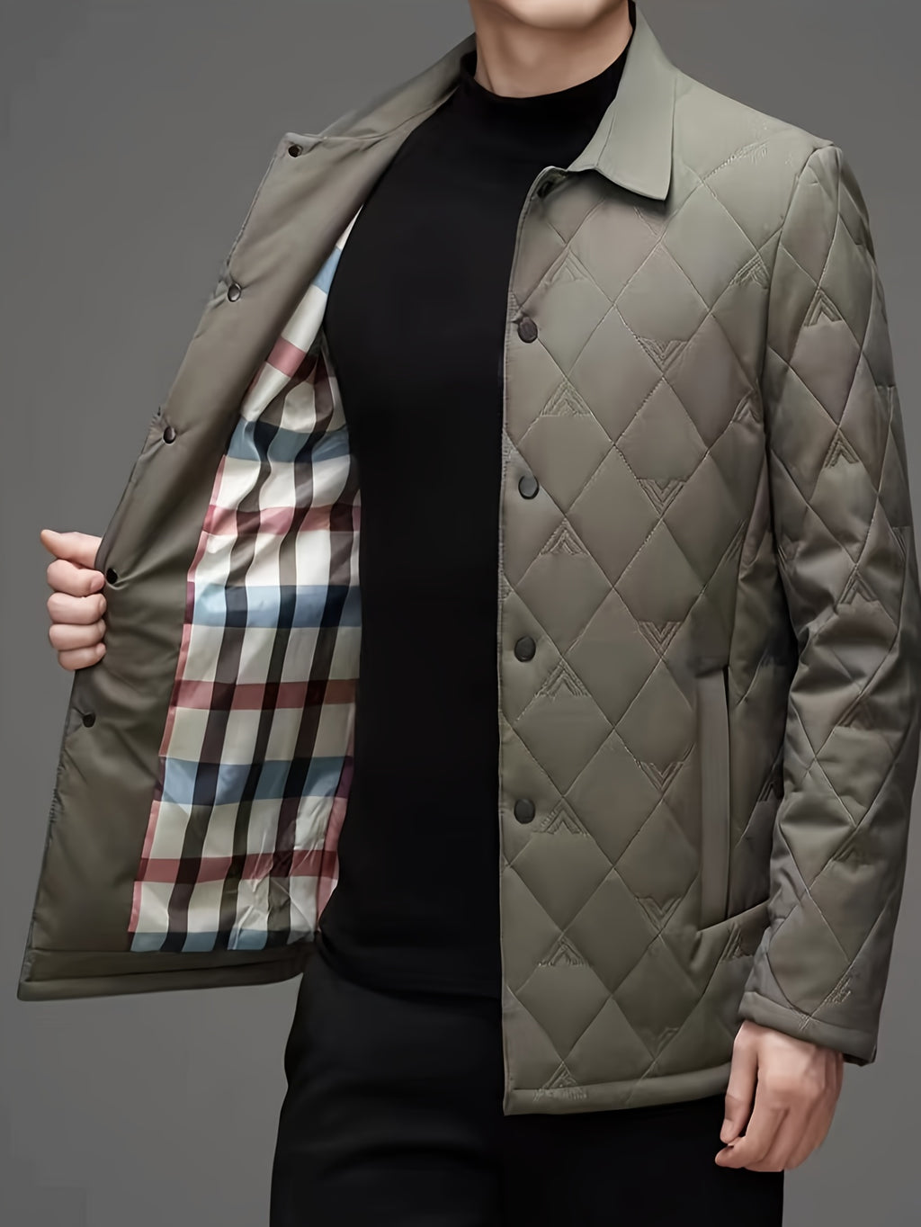 Veste pour homme, à revers, modele 12