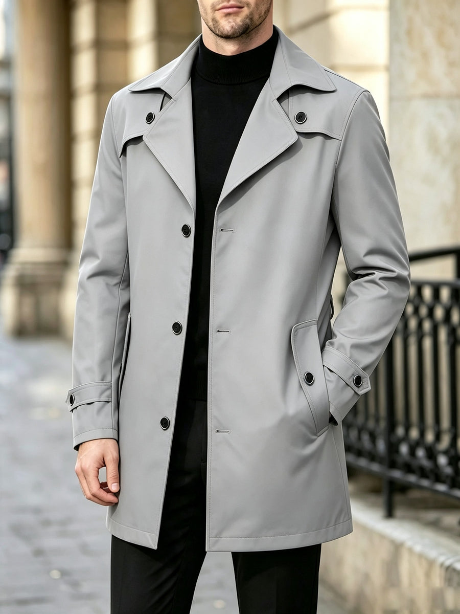 Trench, à revers, poche, photo 14