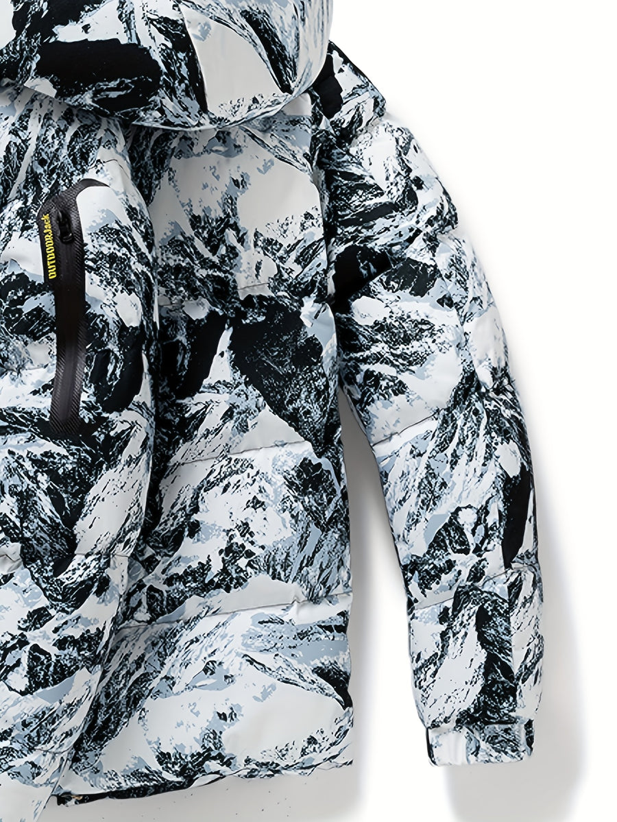 Veste, coupe-vent, à capuche, gris foncé, détail du vêtement