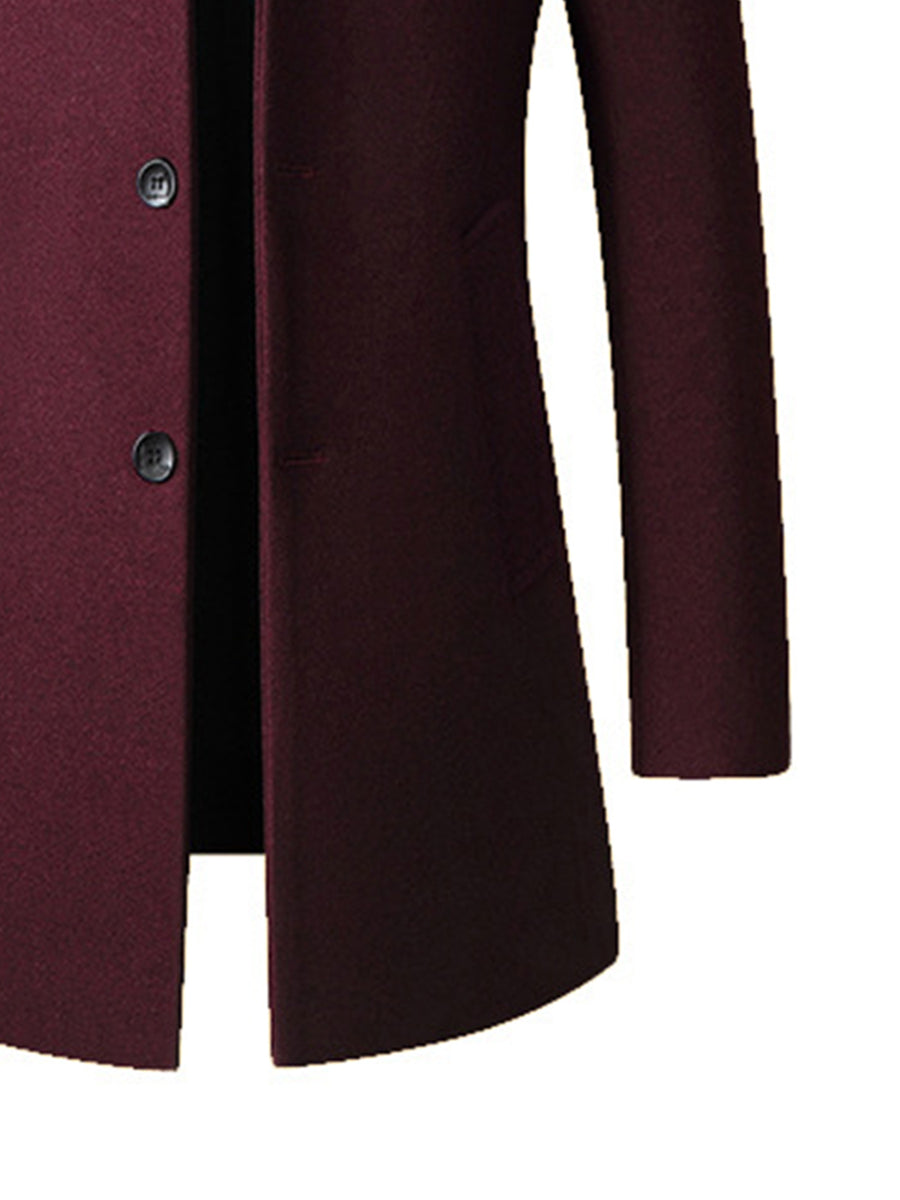 Trench en laine, 40 % laine, velours, photo 6