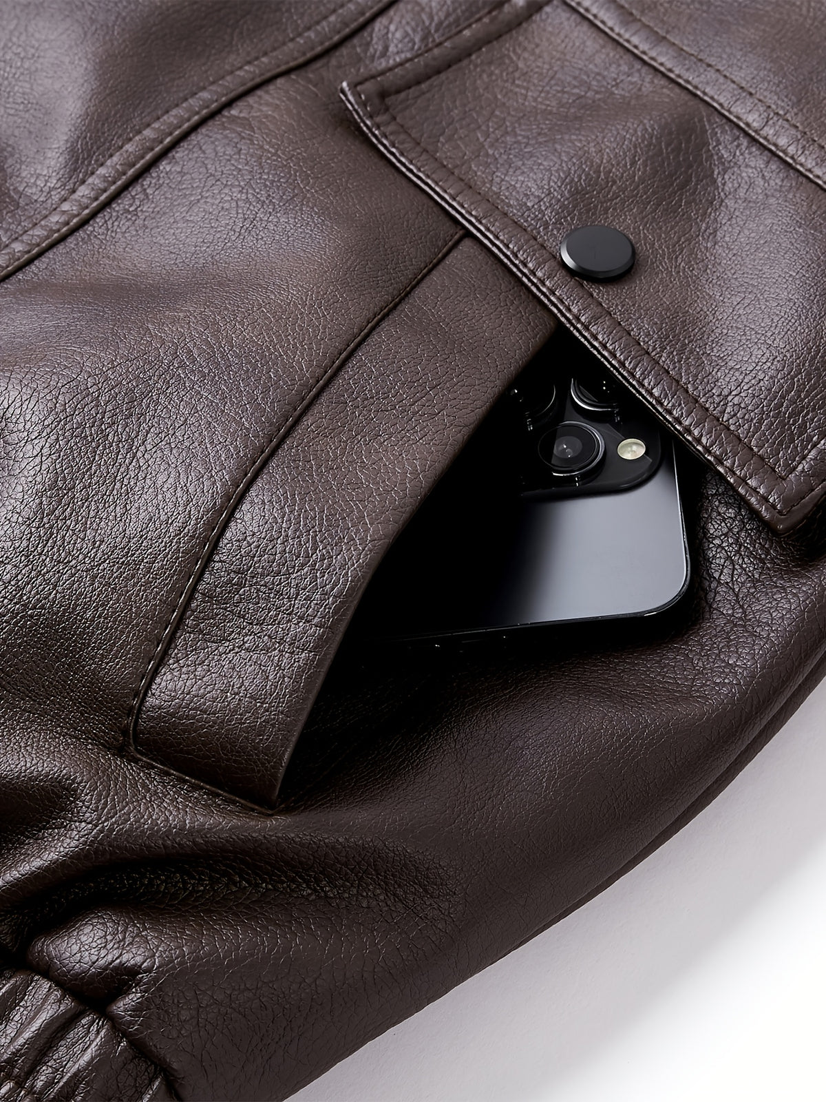 Veste pour homme, coupe-vent, à revers