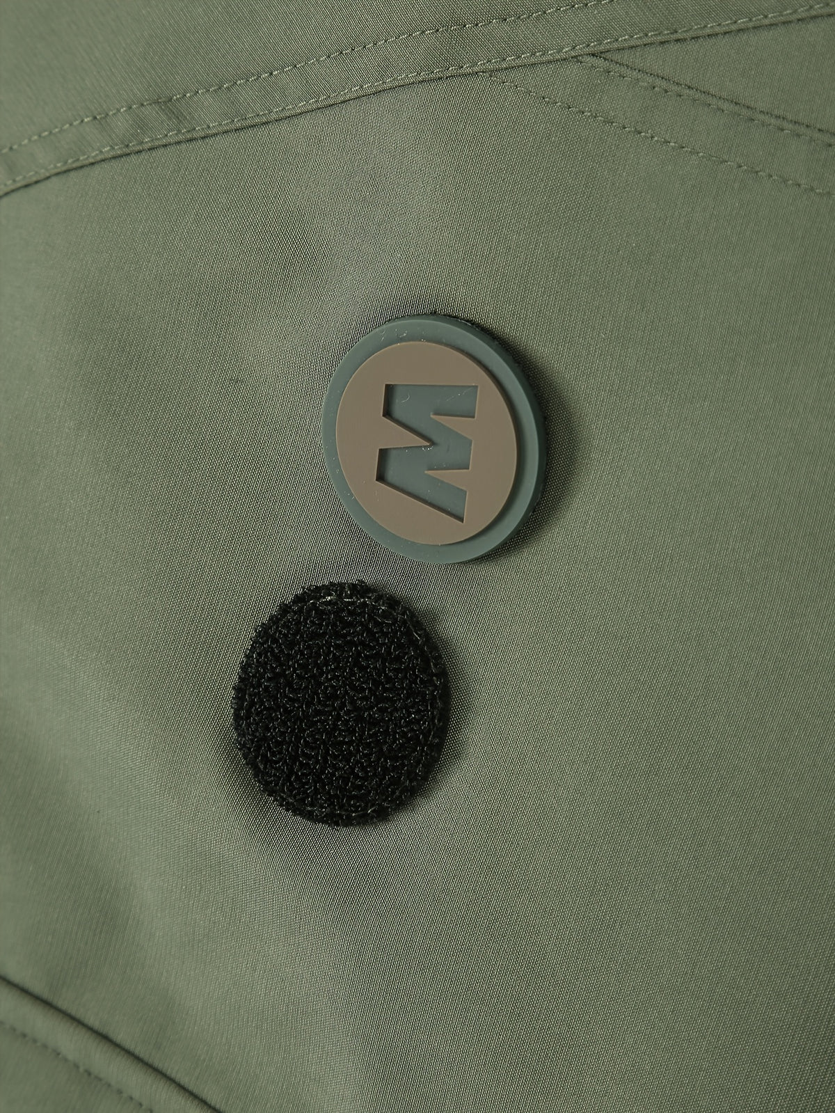 Veste pour homme, polaire, à col montant, vert fougère