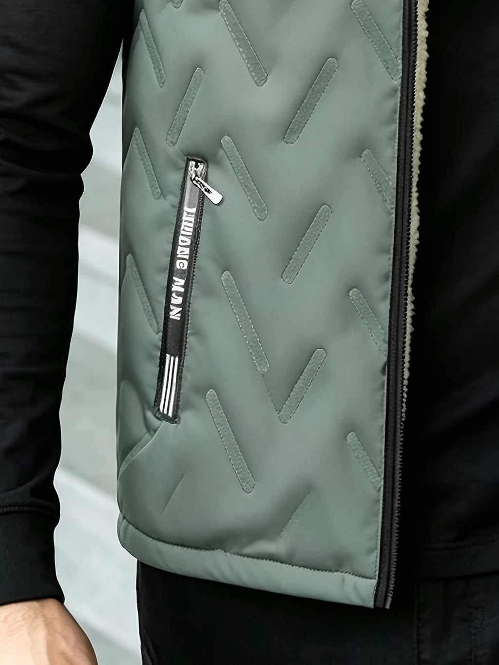 Gilet épais sans manches à capuche doublé, tendance automne/hiver, vêtement d'extérieur chaud, cardigan à capuche zippé à la mode et polyvalent, pour l'extérieur et la randonnée, la course et le fitness, les voyages et le sport, cade, photo 9
